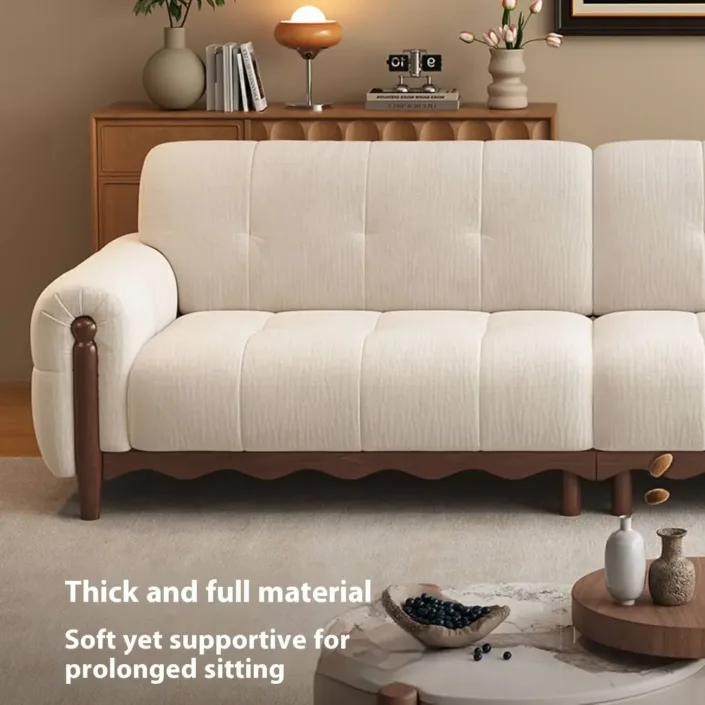 Globe Sofa - New Solid Wood Chenille French Sofa Globe Sofa - New Solid Wood Chenille French Sofa