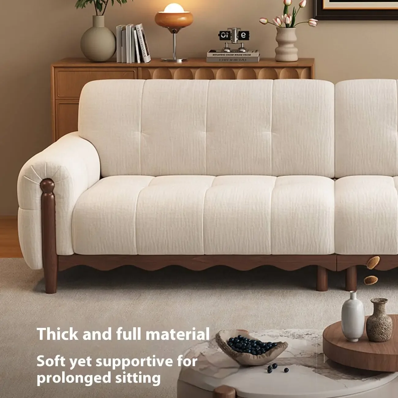 主图-04 Globe Sofa - New Solid Wood Chenille French Sofa