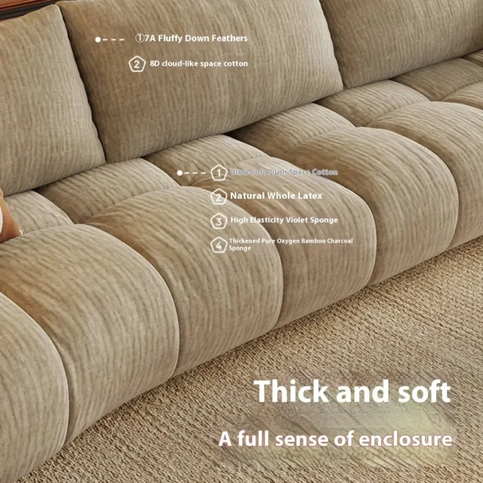 Globe Sofa - Vintage-style curved fabric sofa Globe Sofa - Vintage-style curved fabric sofa