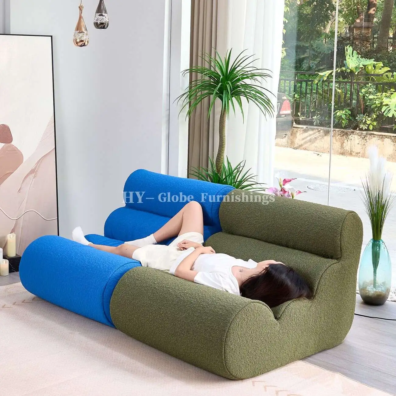 Globe Sofa - Lazy Caterpillar Single-Person Compression Sofa