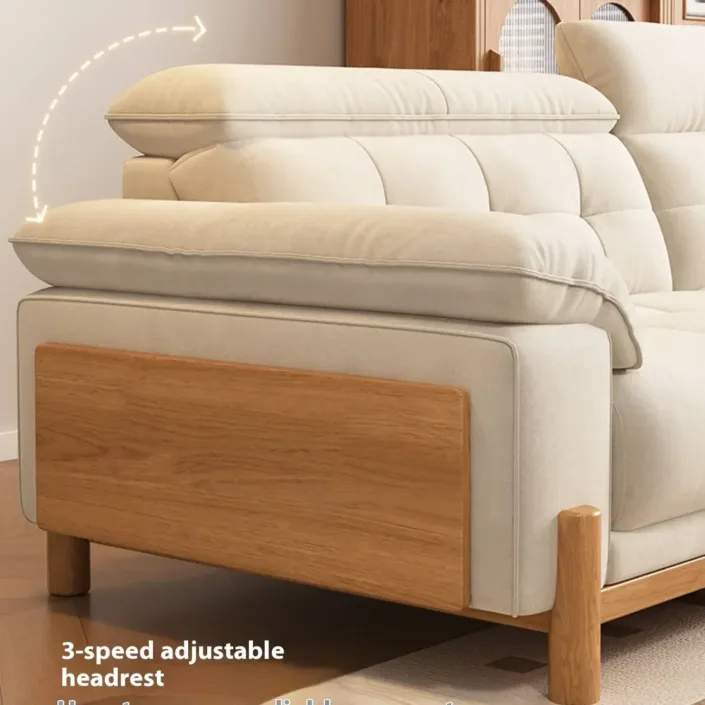 Globe Sofa - Solid Wood Cream-Style Upholstered Sofa Globe Sofa - Solid Wood Cream-Style Upholstered Sofa