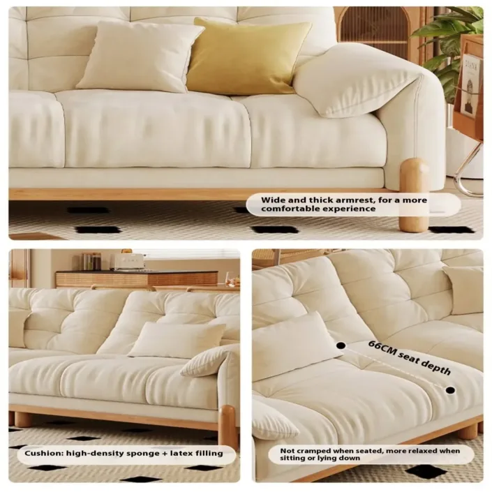 Globe Sofa - Solid Wood Elephant Ear Cloud Sofa Globe Sofa - Solid Wood Elephant Ear Cloud Sofa