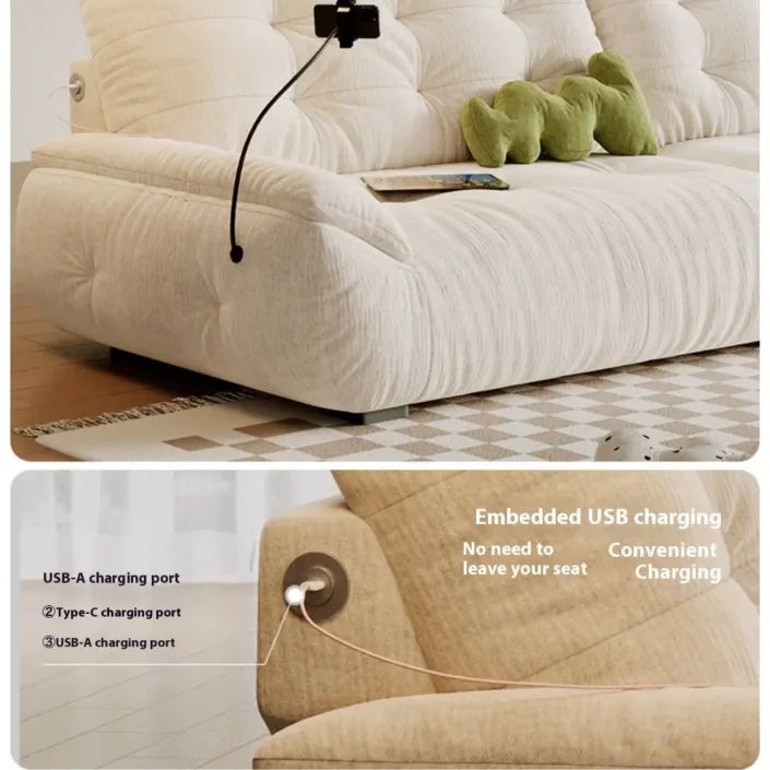 Globe Sofa - Modular Puff Cloud Fabric Sofa Globe Sofa - Modular Puff Cloud Fabric Sofa
