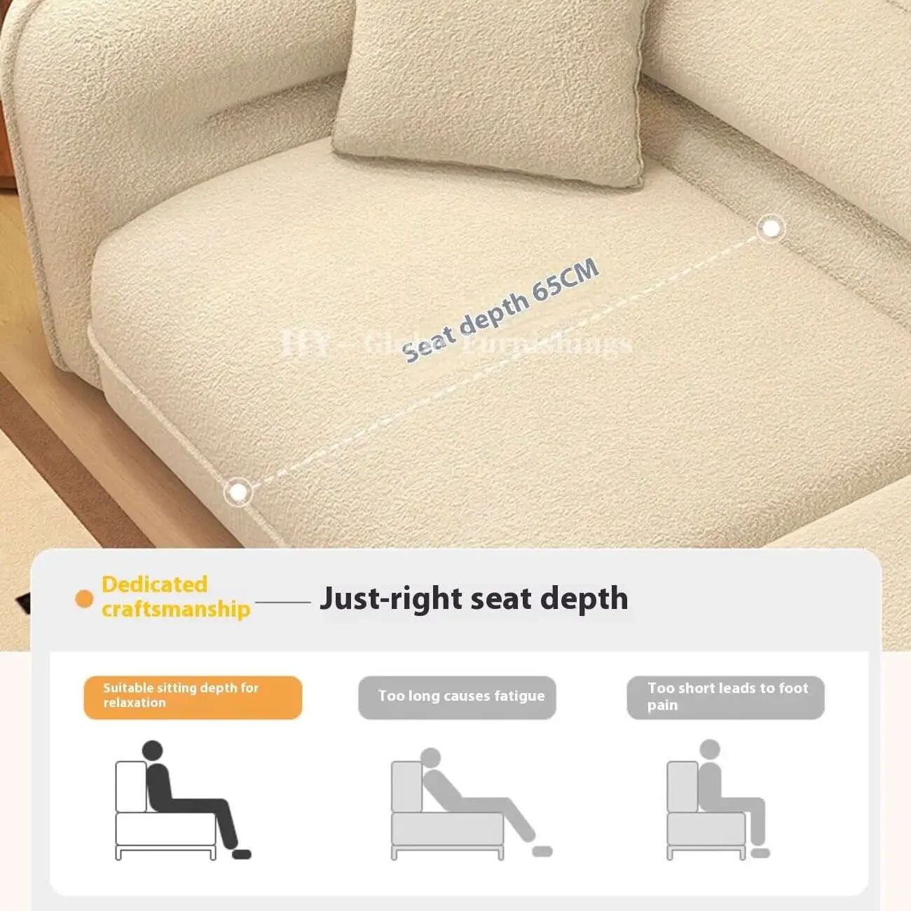 主图-04 Globe Sofa - French bubble ball compression sofa
