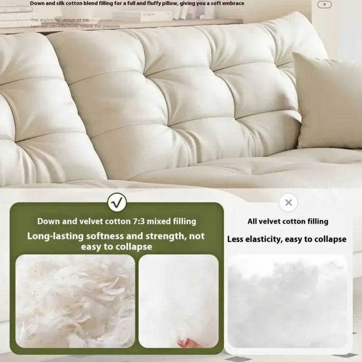 Globe Sofa - Cloudy Black Walnut Combination Leather Sofa Globe Sofa - Cloudy Black Walnut Combination Leather Sofa