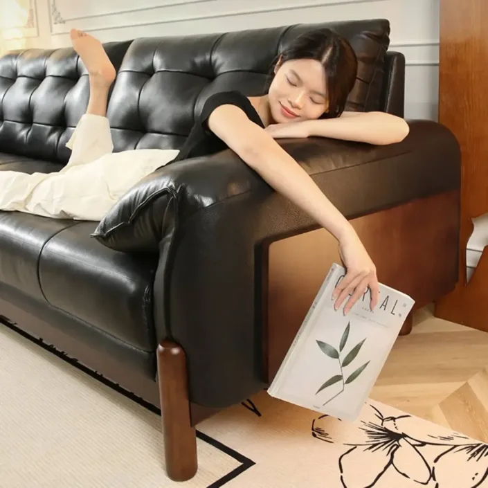 Globe Sofa - Medieval solid wood modular leather sofa Globe Sofa - Medieval solid wood modular leather sofa