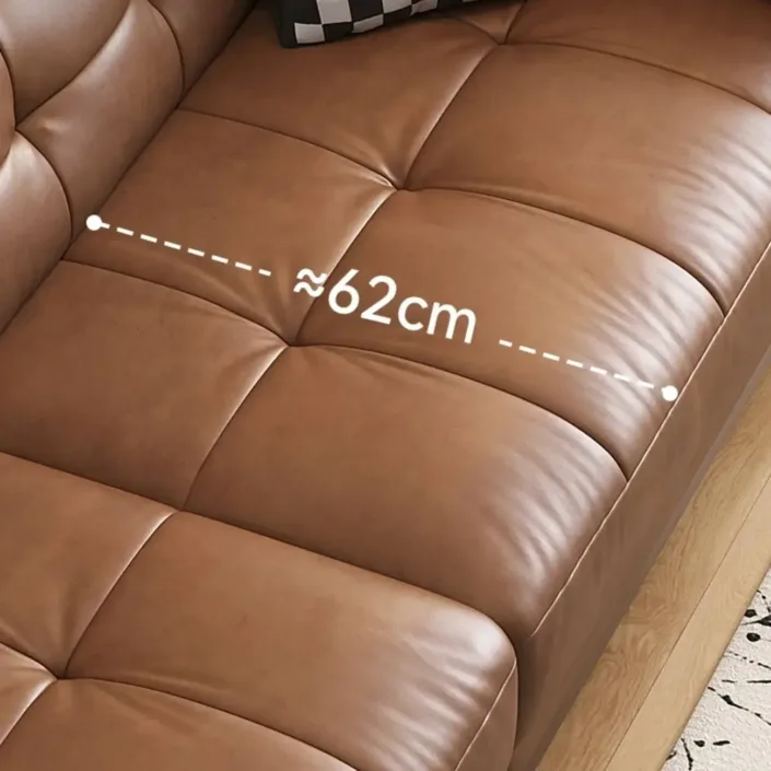 Globe Sofa - Oil-Waxed Leather French Solid Wood Sofa Globe Sofa - Oil-Waxed Leather French Solid Wood Sofa
