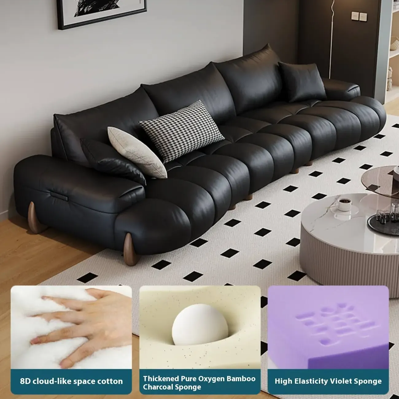 主图-04 Globe Sofa - Mosen Vintage Straight Leather Sofa