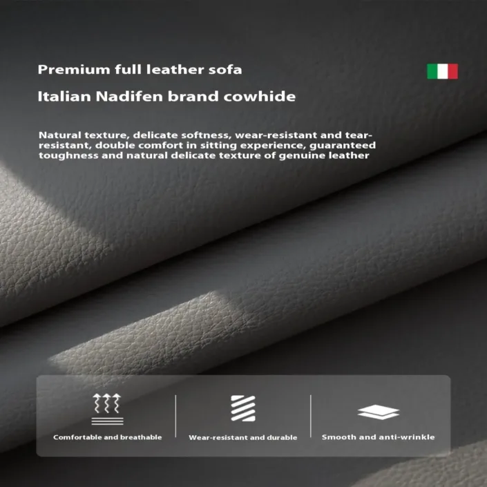 Globe Sofa - Italian Minimalist Genuine Leather Functional Sofa Globe Sofa - Italian Minimalist Genuine Leather Functional Sofa
