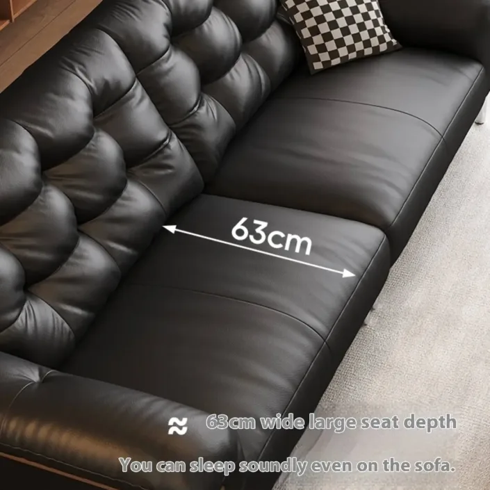 Globe Sofa - Top Grain Leather Vintage Straight Sofa Globe Sofa - Top Grain Leather Vintage Straight Sofa