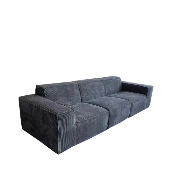 Globe Sofa - Straight-back Damascus-style sectional sofa Globe Sofa - Straight-back Damascus-style sectional sofa