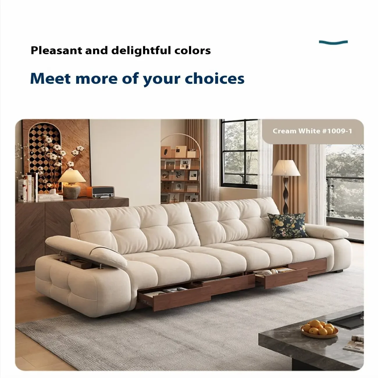 主图-05 Globe Sofa - Movable Multi-Storage Sofa