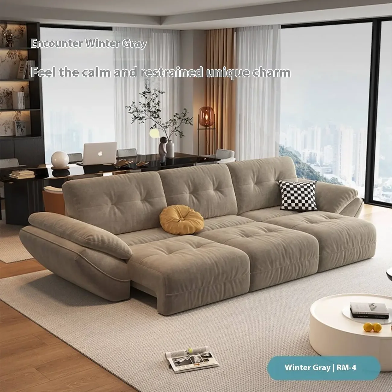 主图-05 Globe Sofa - New Zero-Wall Electric Sofa