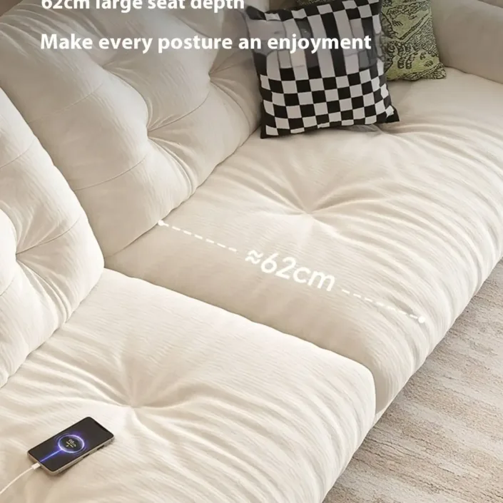 Globe Sofa - Chenille Functional Charging Space Cloud Sofa Globe Sofa - Chenille Functional Charging Space Cloud Sofa
