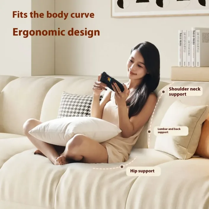 Globe Sofa - Cloud Puff Modern Minimalist Straight Sofa Globe Sofa - Cloud Puff Modern Minimalist Straight Sofa