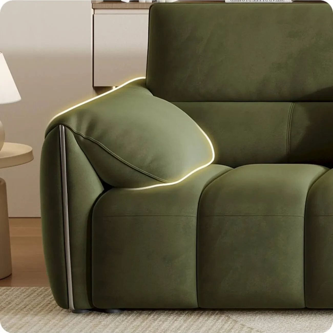 主图-05 Globe Sofa - New Linear Luxury Milk Fabric Sofa
