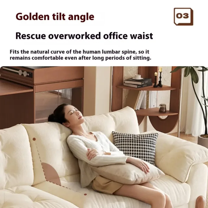 Globe Sofa - Nordic Solid Wood Snow Neil Sofa Globe Sofa - Nordic Solid Wood Snow Neil Sofa