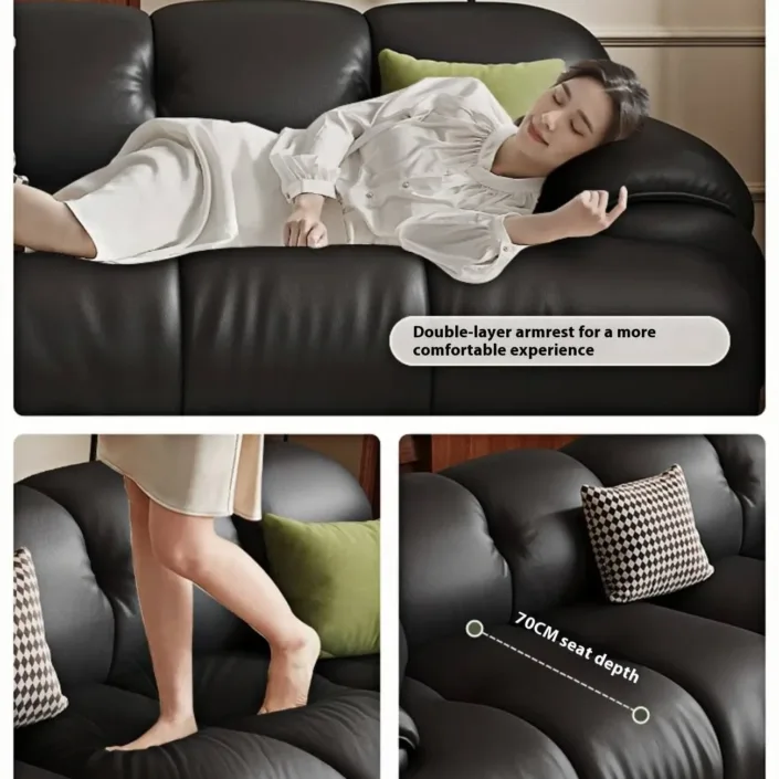 Globe Sofa - New Luxury Cloud-Style Leather Sofa Globe Sofa - New Luxury Cloud-Style Leather Sofa
