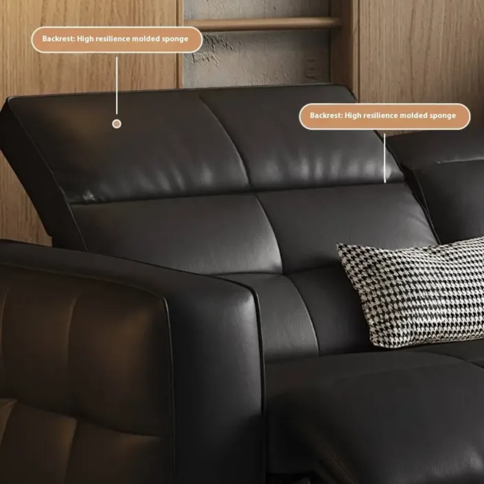 Globe Sofa - Italian Minimalist Genuine Leather Functional Sofa Globe Sofa - Italian Minimalist Genuine Leather Functional Sofa