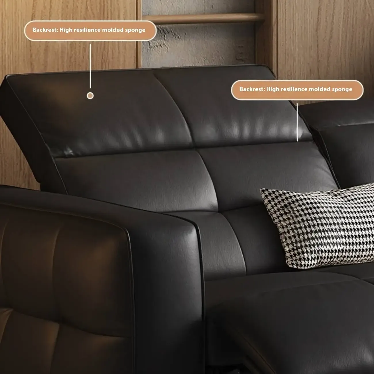 主图-05 Globe Sofa - Italian Minimalist Genuine Leather Functional Sofa