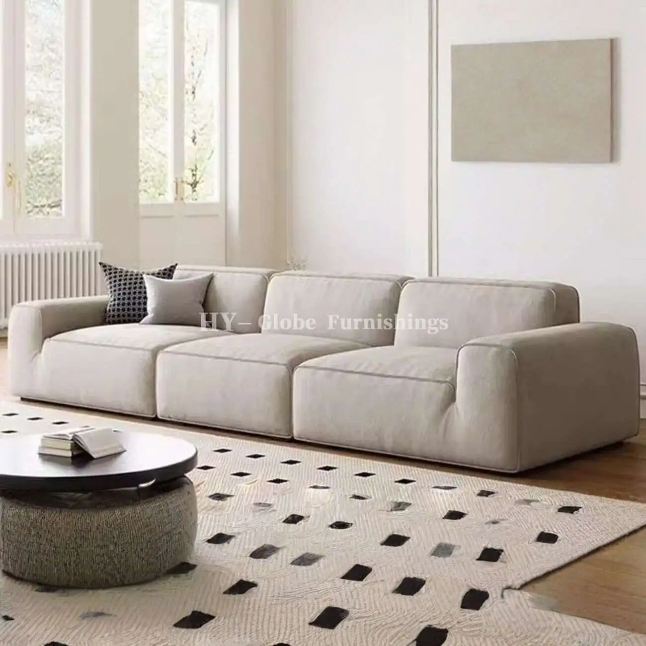 Globe Sofa - Big Black Bull Compressed Sofa 主图-05