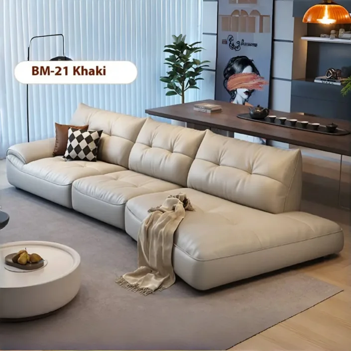 Globe Sofa - Corner-shaped leather sofa with top-grain cowhide Globe Sofa - Corner-shaped leather sofa with top-grain cowhide