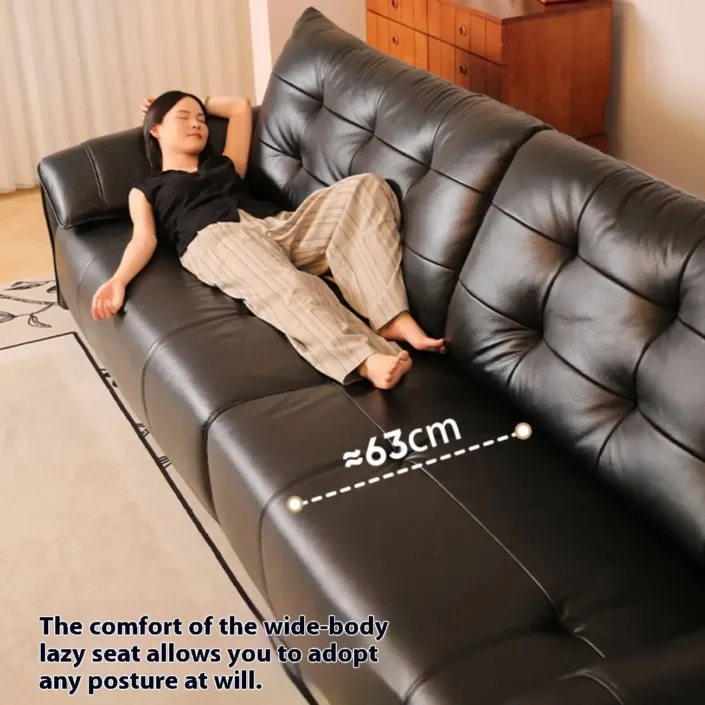 Globe Sofa - Modern Minimalist Italian Top-Grain Leather Sofa Globe Sofa - Modern Minimalist Italian Top-Grain Leather Sofa