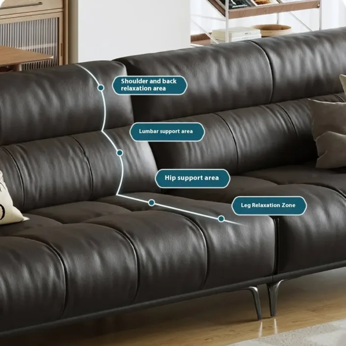 Globe Sofa - Italian-style immersive genuine leather sofa Globe Sofa - Italian-style immersive genuine leather sofa