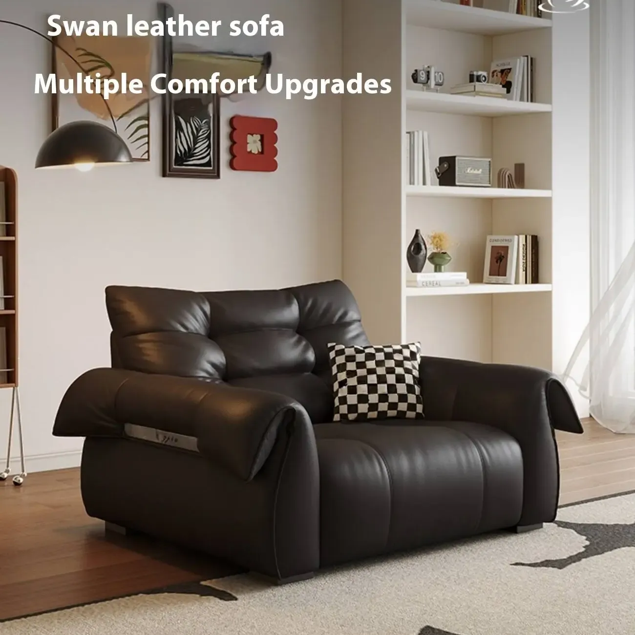 主图-05 Globe Sofa - Small-sized genuine leather sofa chair