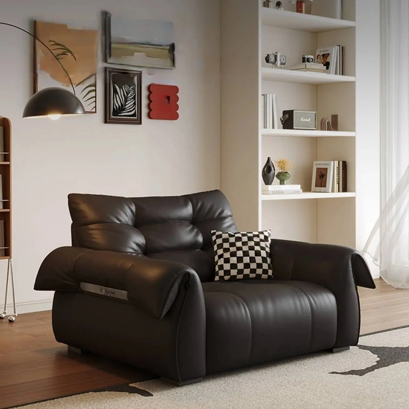 主图-05 Globe Sofa - Small-sized genuine leather sofa chair