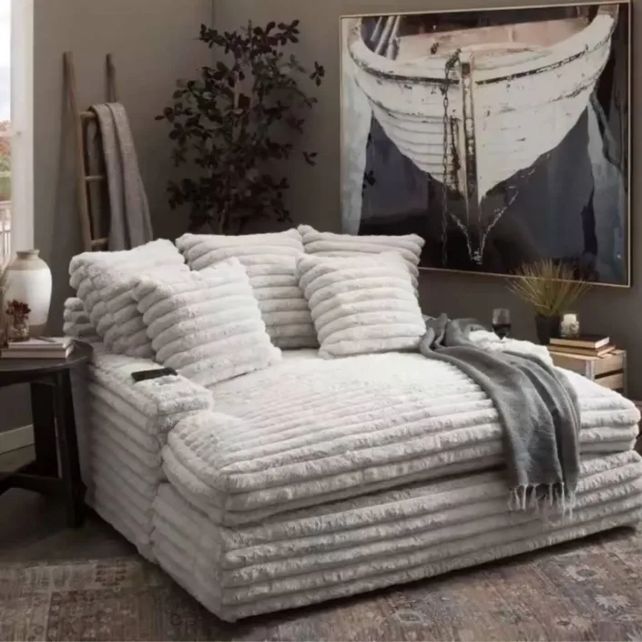 Globe Sofa - Corduroy Deep-Seat Cloud-Style Compression Sofa Globe Sofa - Corduroy Deep-Seat Cloud-Style Compression Sofa