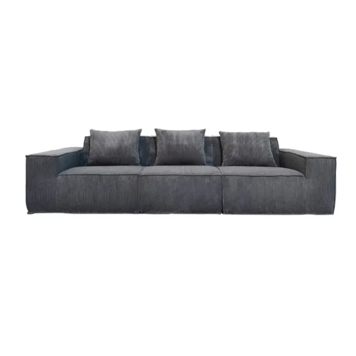 Globe Sofa - Straight-back Damascus-style sectional sofa Globe Sofa - Straight-back Damascus-style sectional sofa