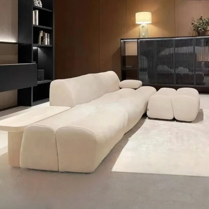 Globe Sofa - Boucle Lamb fleece Compressed Sofa Globe Sofa - Boucle Lamb fleece Compressed Sofa