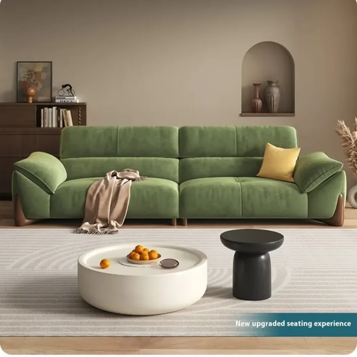 Globe Sofa - Cream Vintage-style Fabric Sofa Globe Sofa - Cream Vintage-style Fabric Sofa