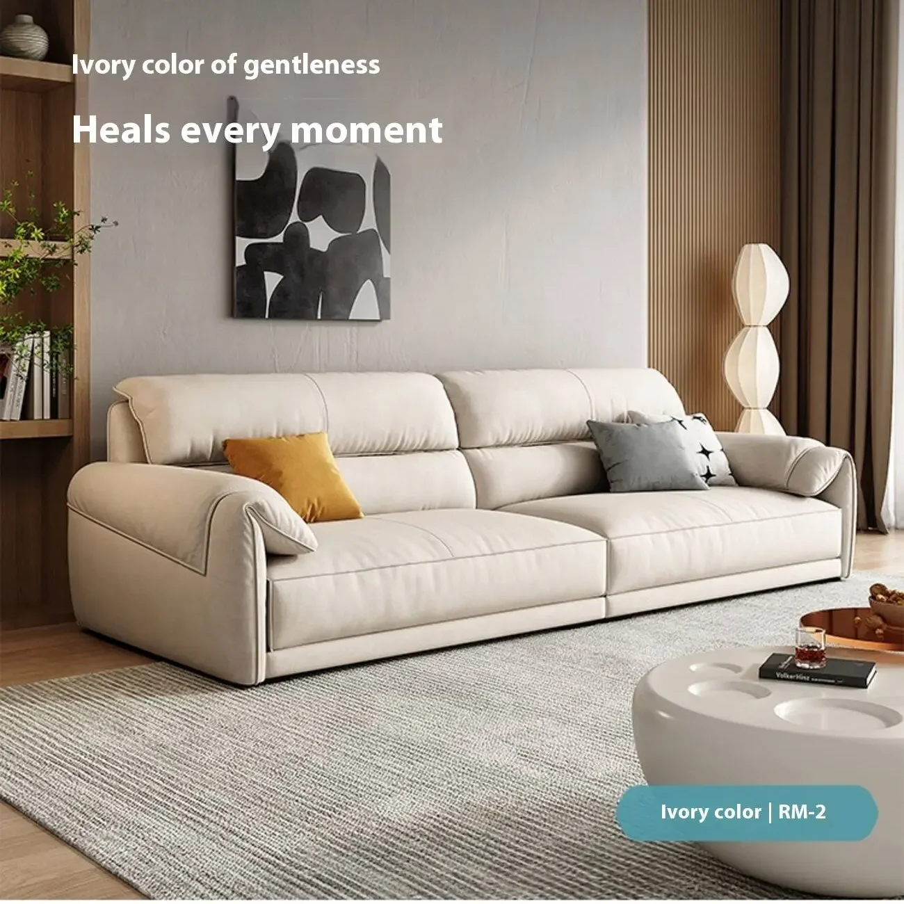 主图-06 Globe Sofa - Minimalist Compact Apartment Trendy Down-Filled Tech Fabric Sofa