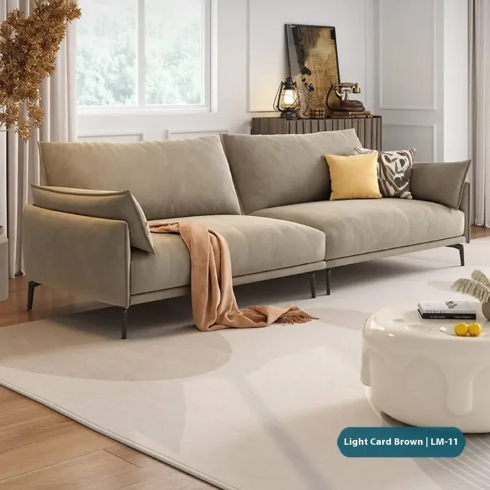Globe Sofa - Creamy Style Tech Antibacterial Scratch-Resistant Sofa Globe Sofa - Creamy Style Tech Antibacterial Scratch-Resistant Sofa