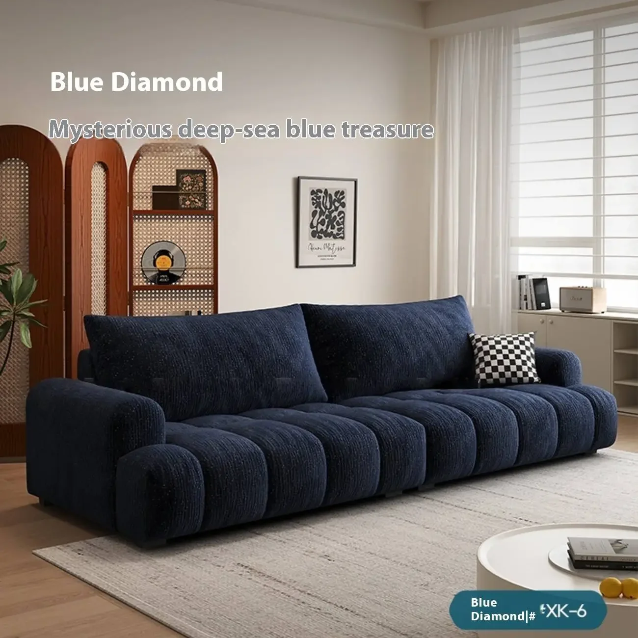 主图-06 Globe Sofa - New Premium Cloud Sofa with Baby's Breath Accents