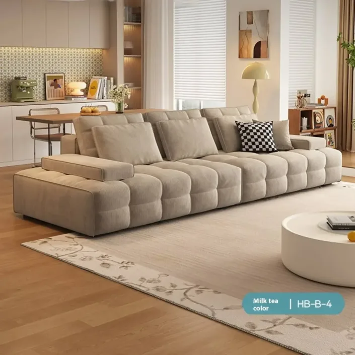 Globe Sofa - New Laurence Premium Straight-Back Fabric Sofa Globe Sofa - New Laurence Premium Straight-Back Fabric Sofa