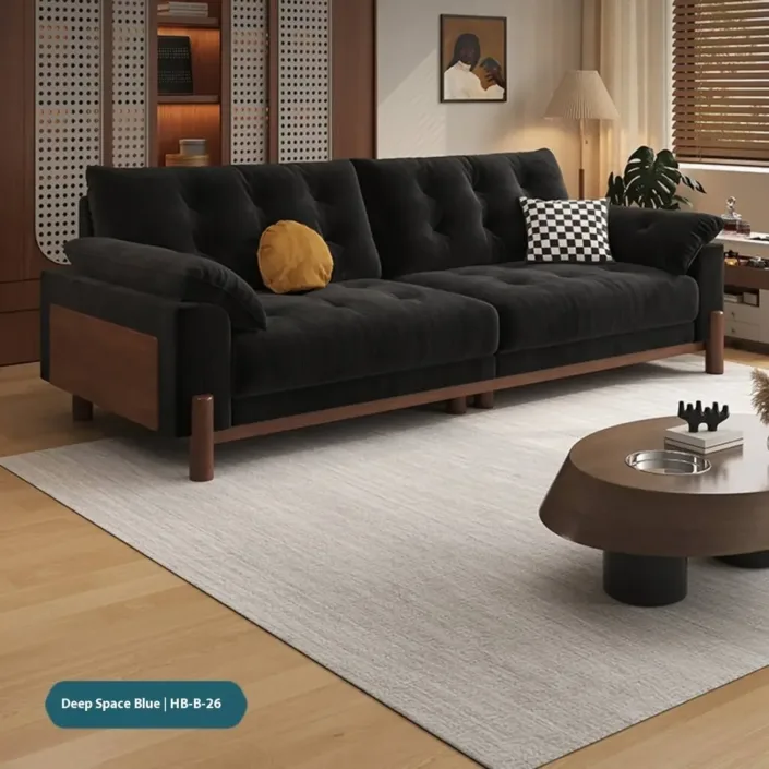 Globe Sofa - Removable-Cover Solid Wood Cloud-Style Upholstered fabric Sofa Globe Sofa - Removable-Cover Solid Wood Cloud-Style Upholstered fabric Sofa