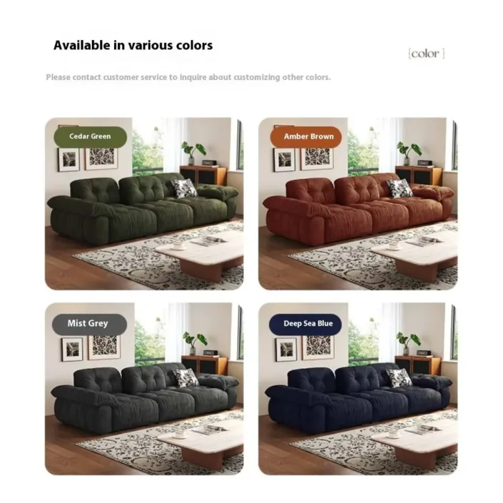Globe Sofa - Chenille Italian Minimalist Adjustable Fabric Sofa Globe Sofa - Chenille Italian Minimalist Adjustable Fabric Sofa