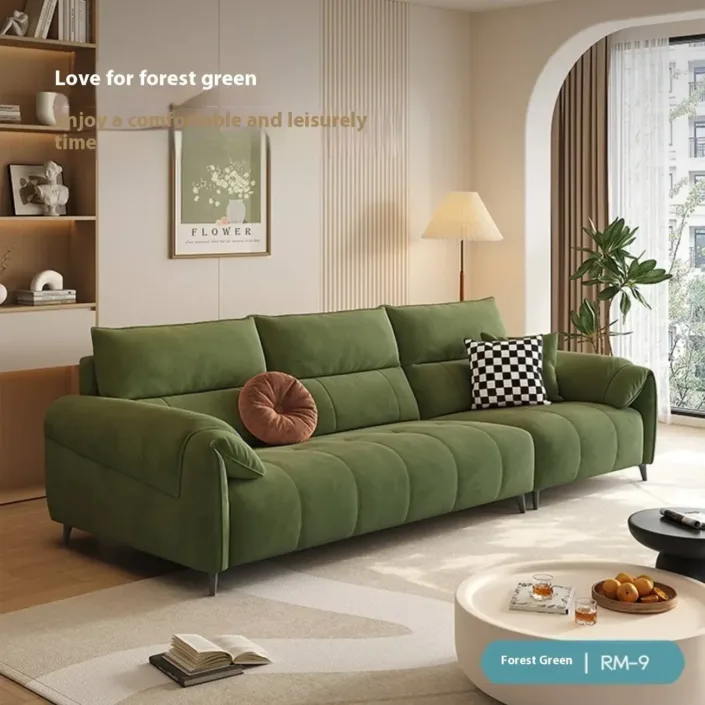 Globe Sofa - New Cream-Style Light Luxury Linear Fabric Sofa Globe Sofa - New Cream-Style Light Luxury Linear Fabric Sofa