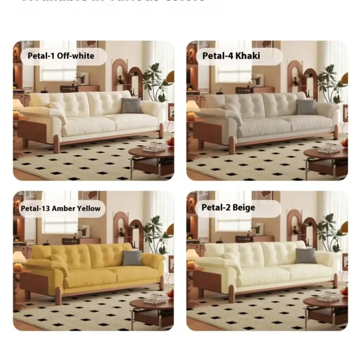 Globe Sofa - Nordic Solid Wood Snow Neil Sofa Globe Sofa - Nordic Solid Wood Snow Neil Sofa