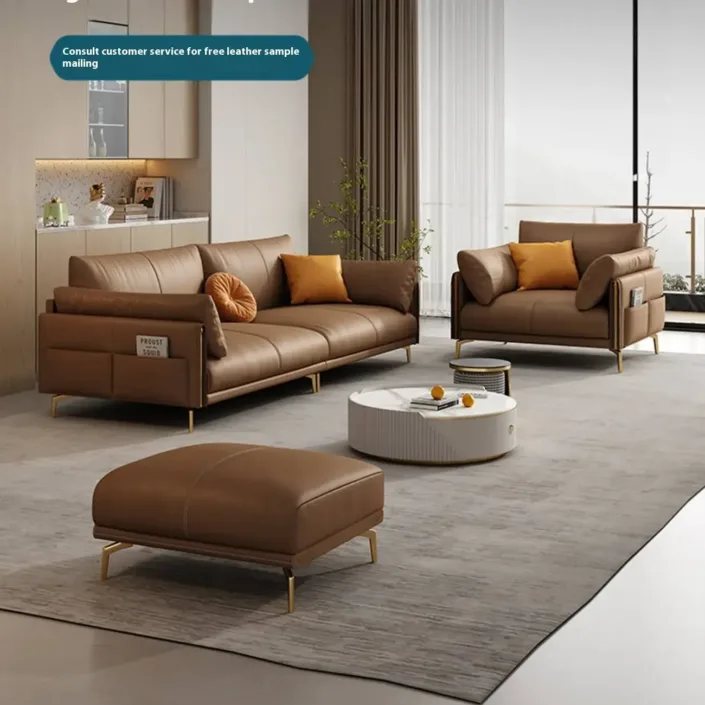 Globe Sofa - Italian full-grain leather upholstered sofa Globe Sofa - Italian full-grain leather upholstered sofa