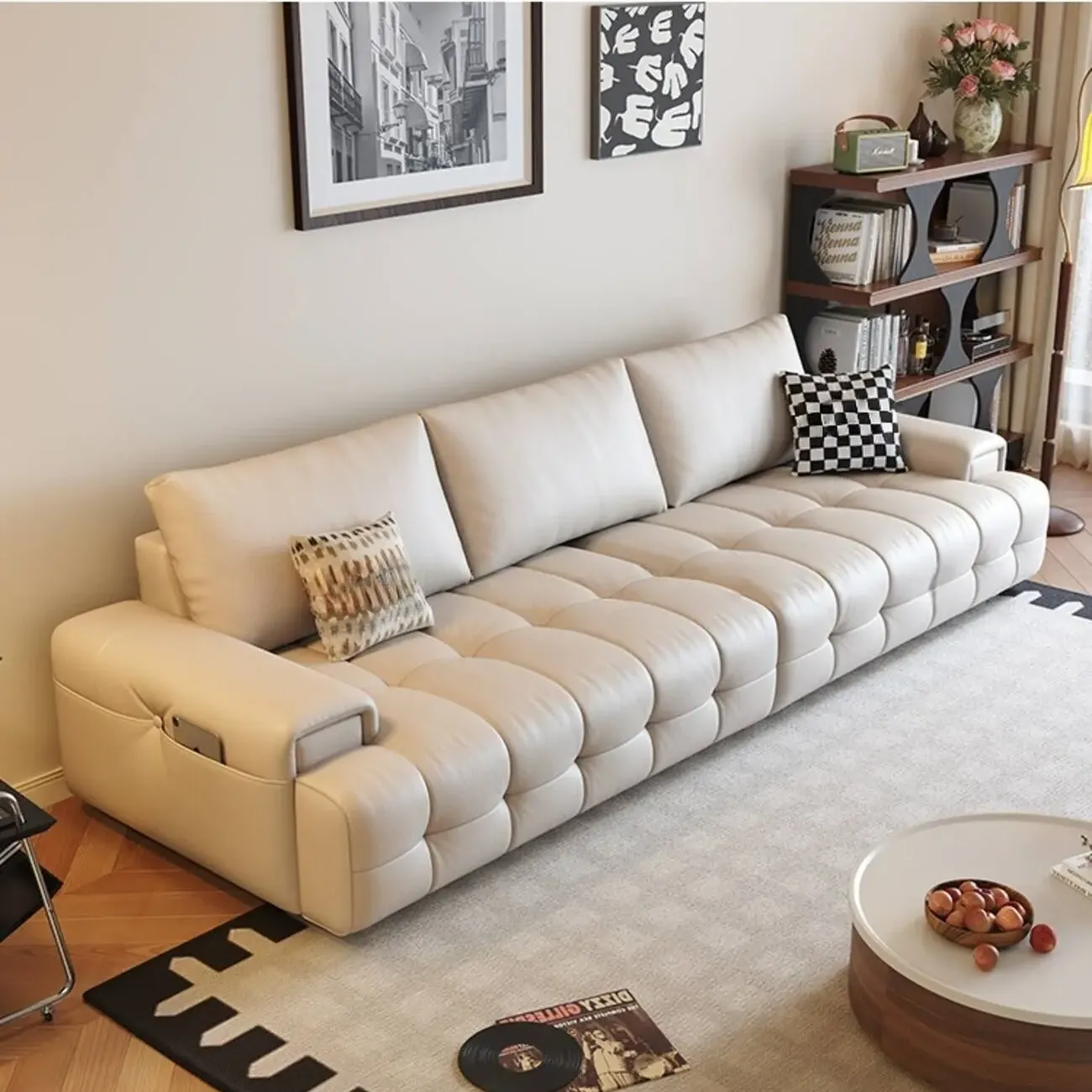 主图-06 Globe Sofa - Lawrence top grain cowhide leather sofa