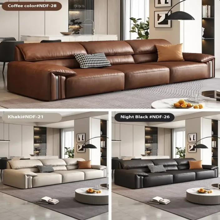 Globe Sofa - Vintage Waxed Leather Top-Grain Sofa Globe Sofa - Vintage Waxed Leather Top-Grain Sofa