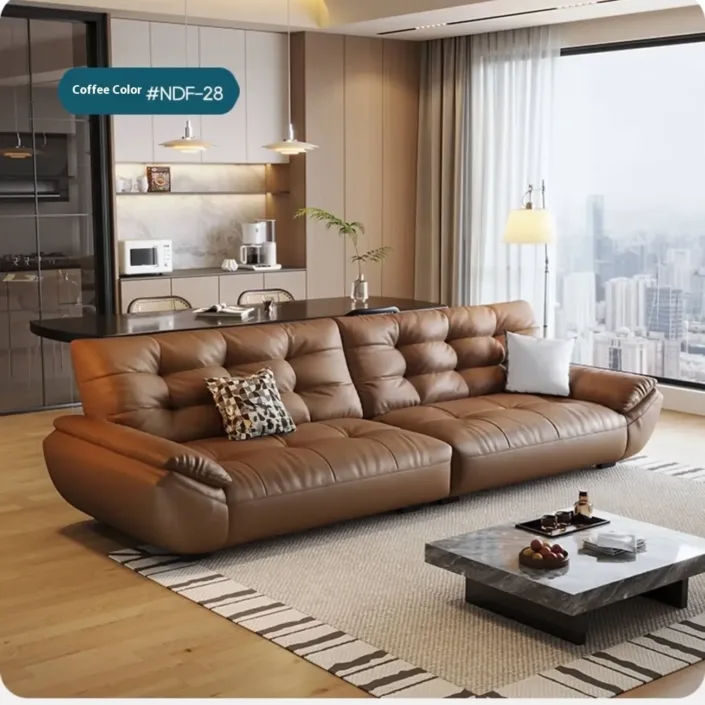 Globe Sofa - Italian cloud-like top-grain leather sofa Globe Sofa - Italian cloud-like top-grain leather sofa