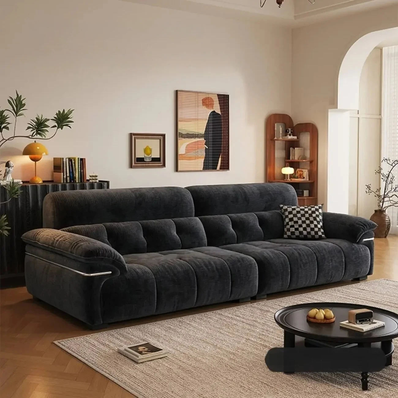 主图-06a Globe Sofa - Vintage Top-Grain Leather Sofa