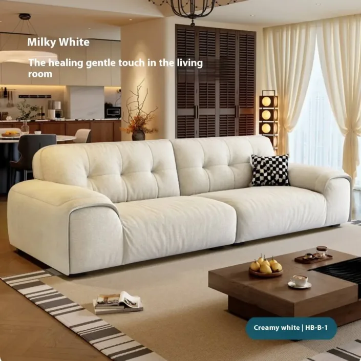 Globe Sofa - New Damo Milk Cream Style Sofa Globe Sofa - New Damo Milk Cream Style Sofa