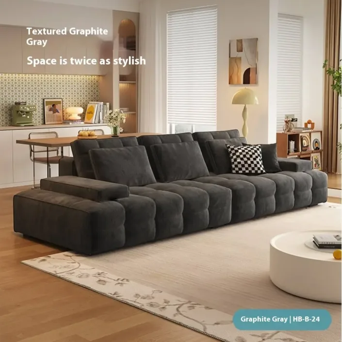 Globe Sofa - New Laurence Premium Straight-Back Fabric Sofa Globe Sofa - New Laurence Premium Straight-Back Fabric Sofa