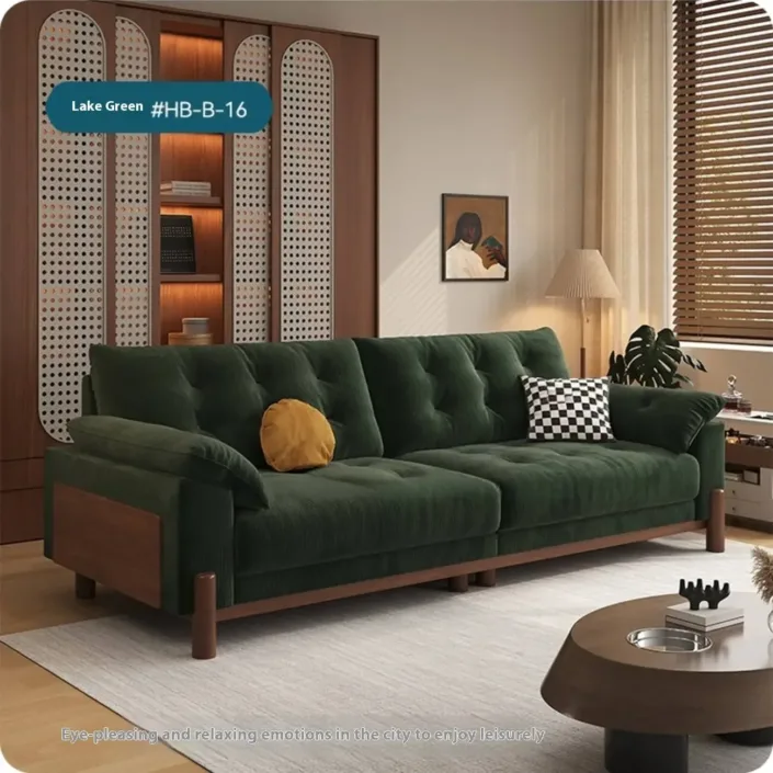 Globe Sofa - Removable-Cover Solid Wood Cloud-Style Upholstered fabric Sofa Globe Sofa - Removable-Cover Solid Wood Cloud-Style Upholstered fabric Sofa